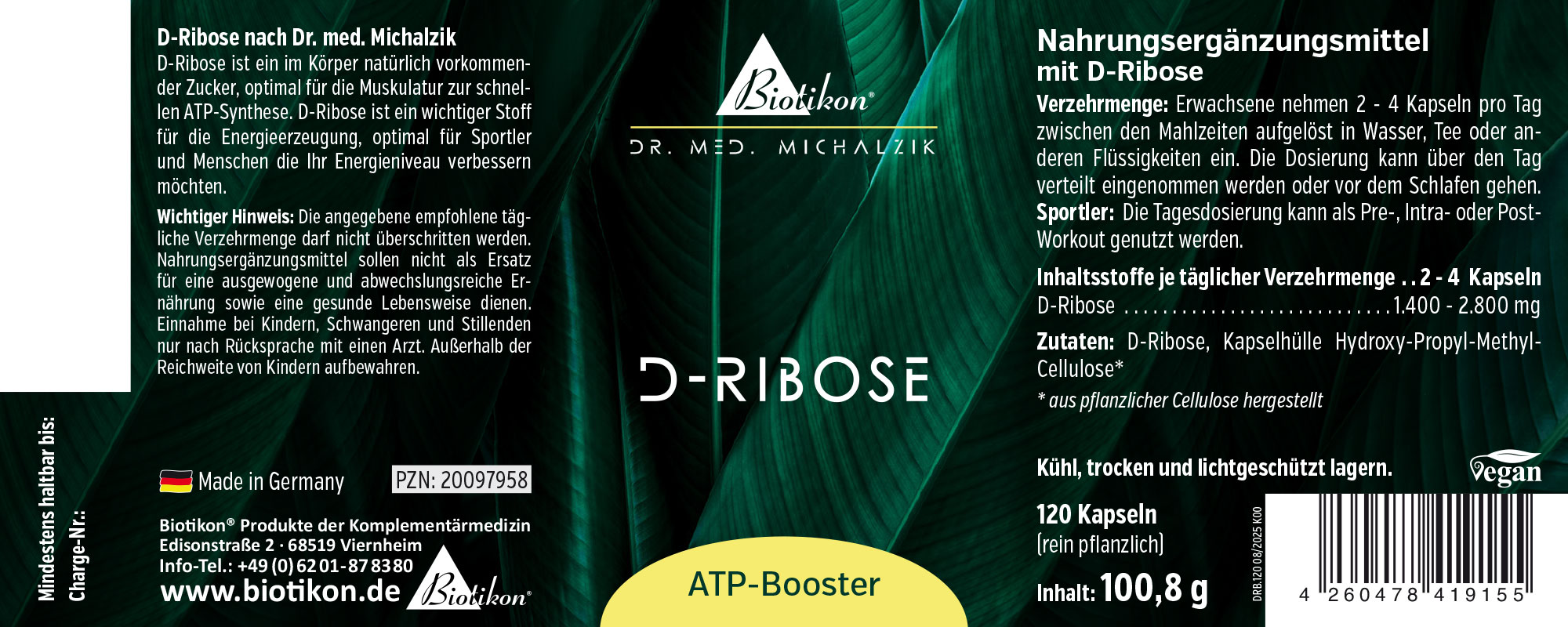 Capsule di D-Ribosio