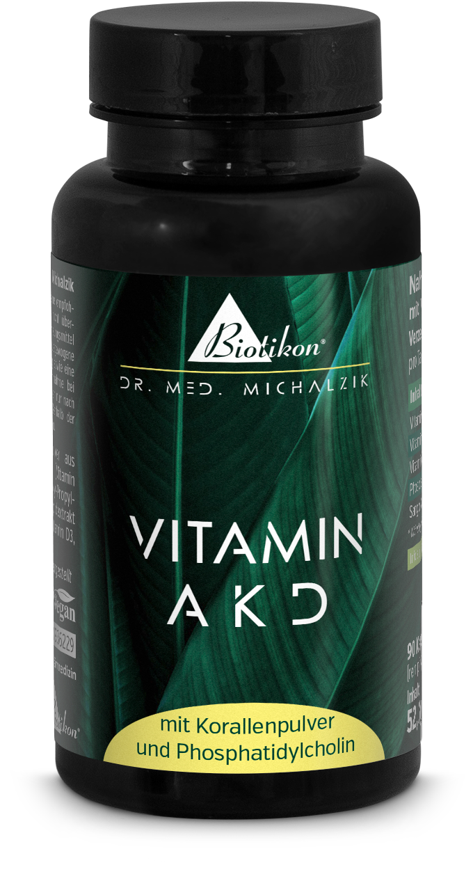 Immagine del flacone di vitamina A K D vista frontale
