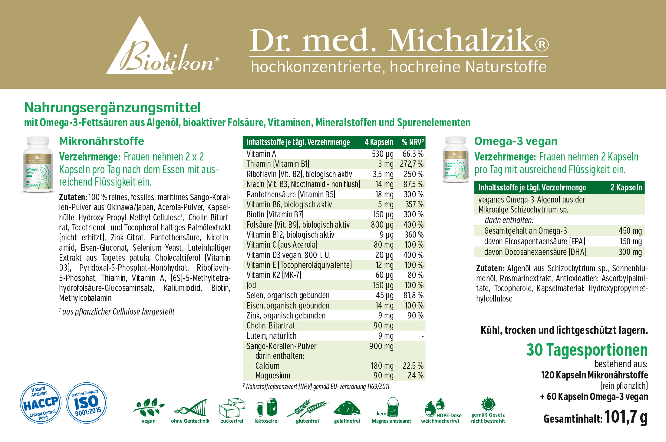 Integratore alimentare in capsule, 120 pezzi, guscio di capsula trasparente, su sfondo bianco.