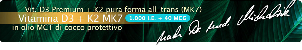 Vitamina D3 + K2 MK7 1.000 UI + 40 µg gocce (10 ml)