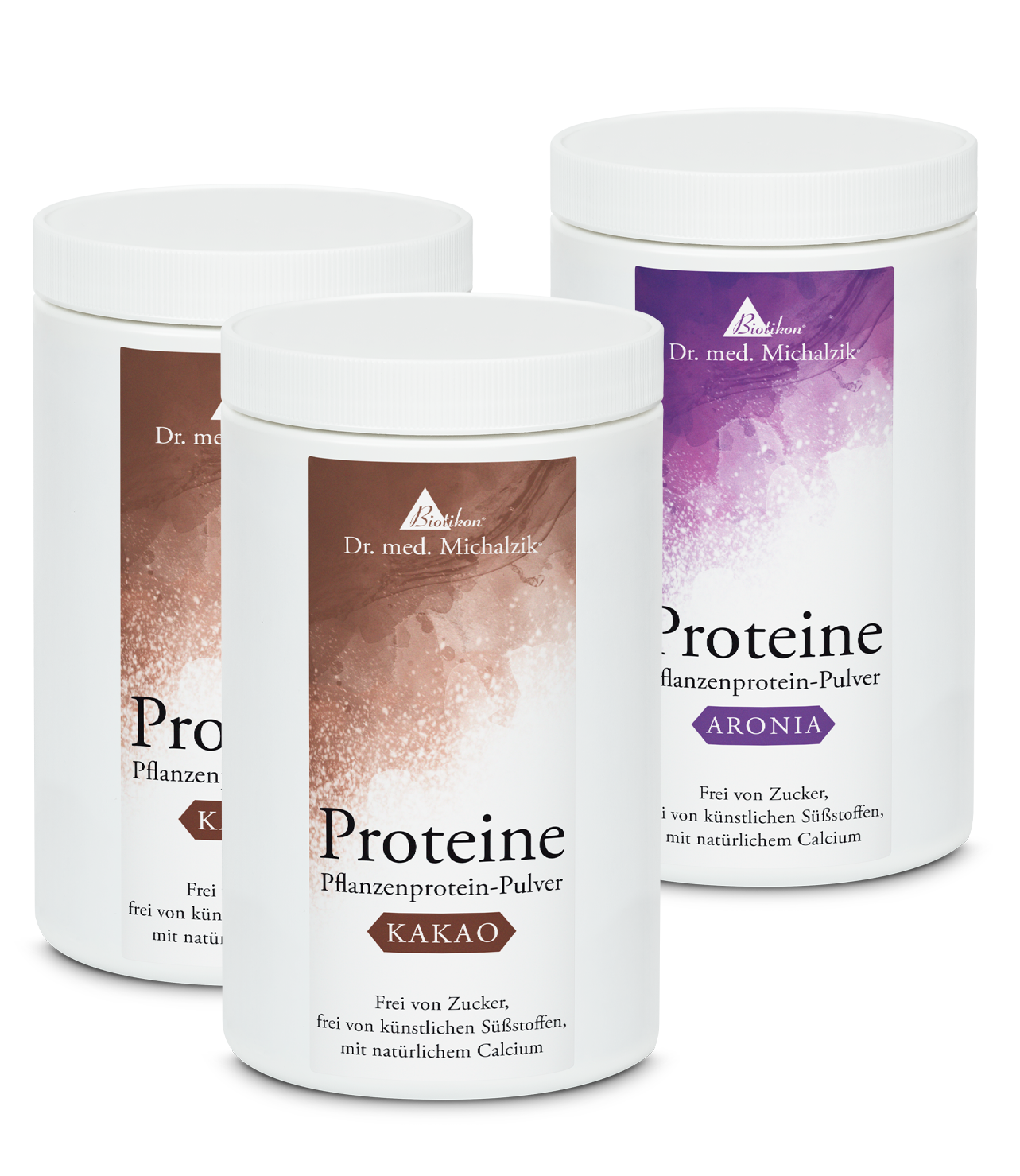 Proteine - 3-pack, 2x Cacao + Aronia