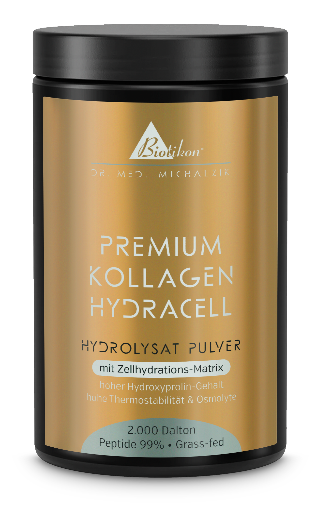 Premium Collagene HydraCell Idrolizzato Polvere Barattolo Fronte