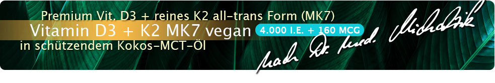 Vitamina D3 + K2 MK7 4.000 UI + 160 mcg gocce vegane