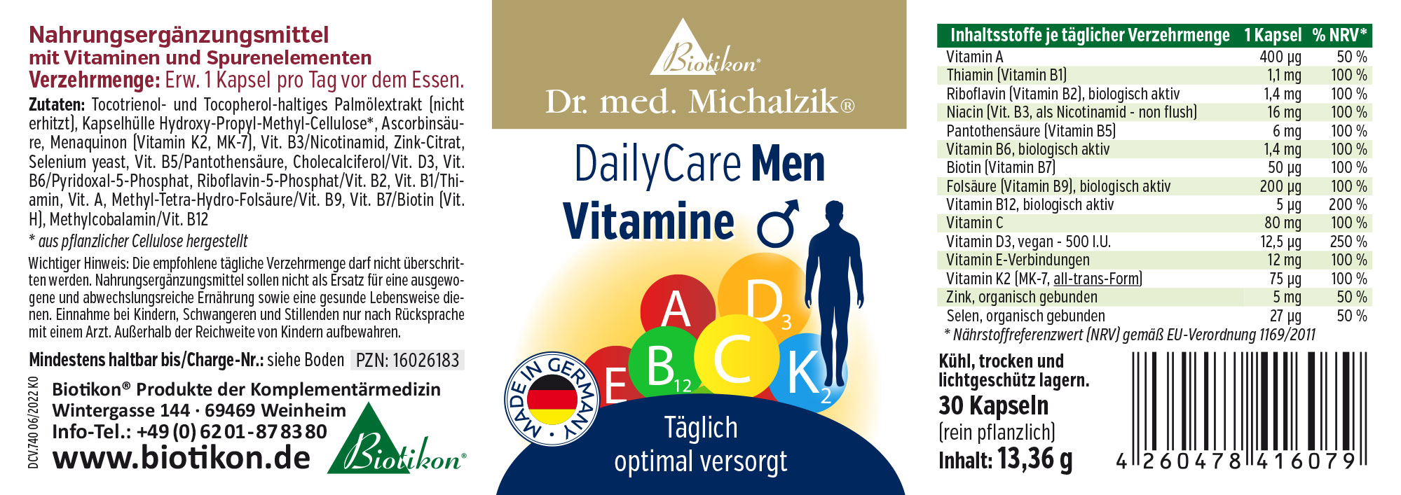 DailyCare Men Multivitaminici