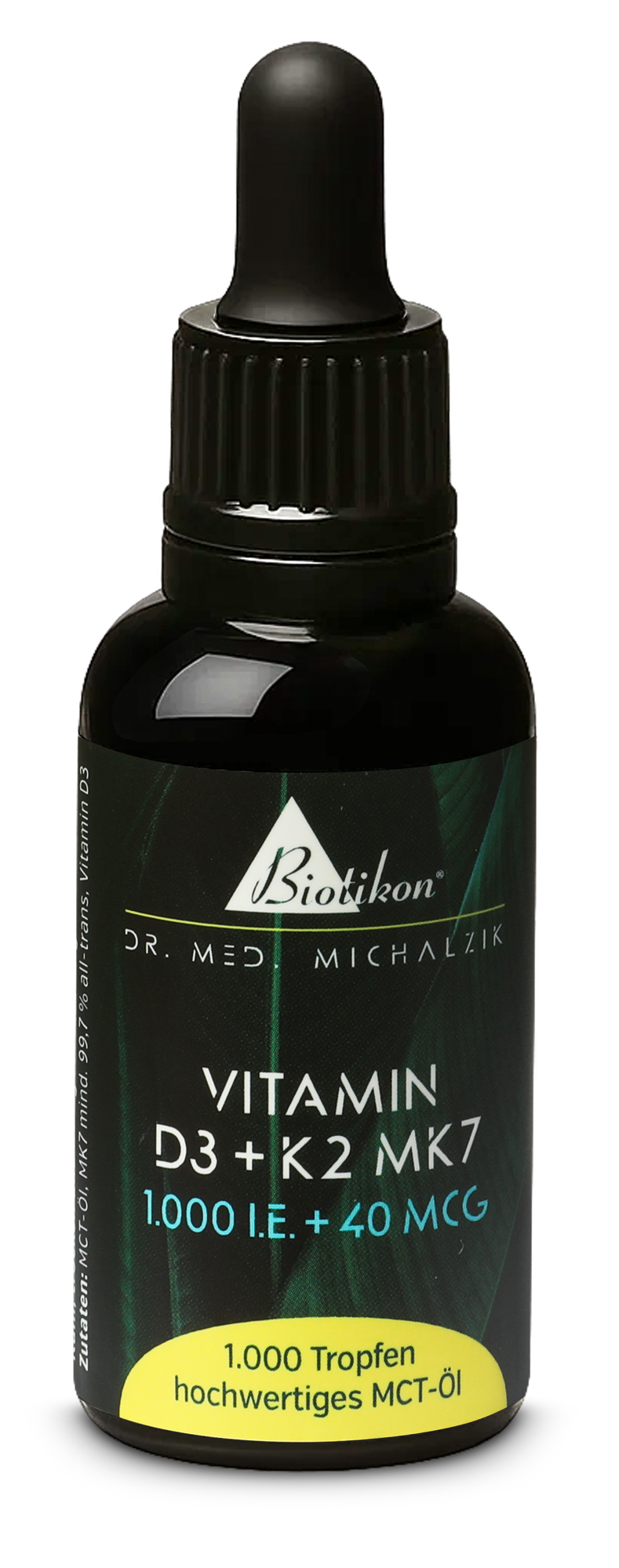 Vitamina D3 + K2 MK7, 1.000 UI + 40 µg (30 ml)