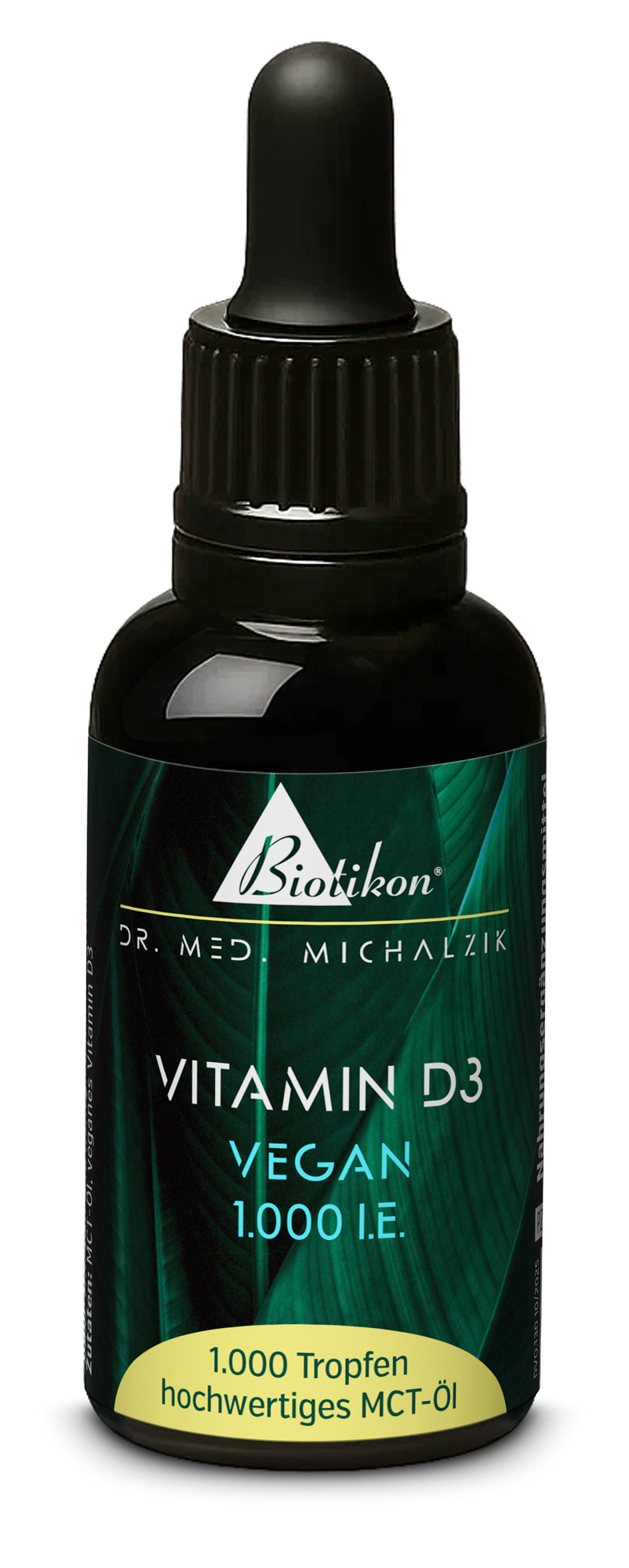 Flacone vegano di vitamina D3 da 1000 UI Flacone vegano di vitamina D3 da 1000 UI