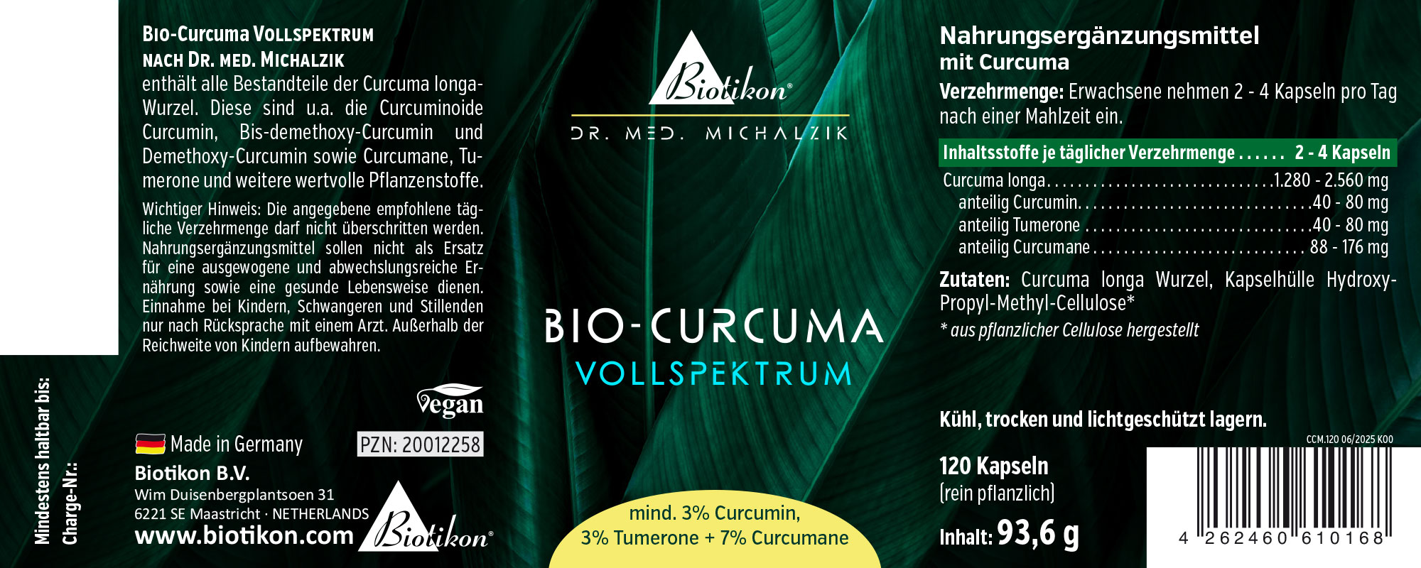 Curcuma bio spettro completo