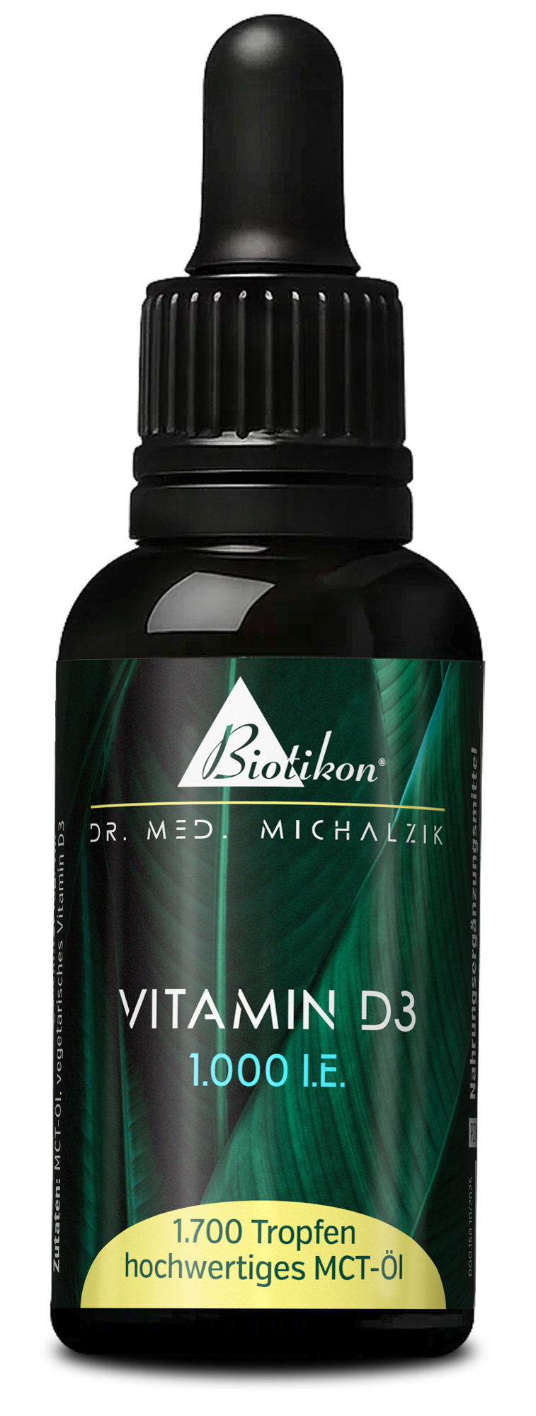 Vitamina D3 1000 UI flacone tradizionale frontale Vitamina D3 1000 UI flacone tradizionale frontale