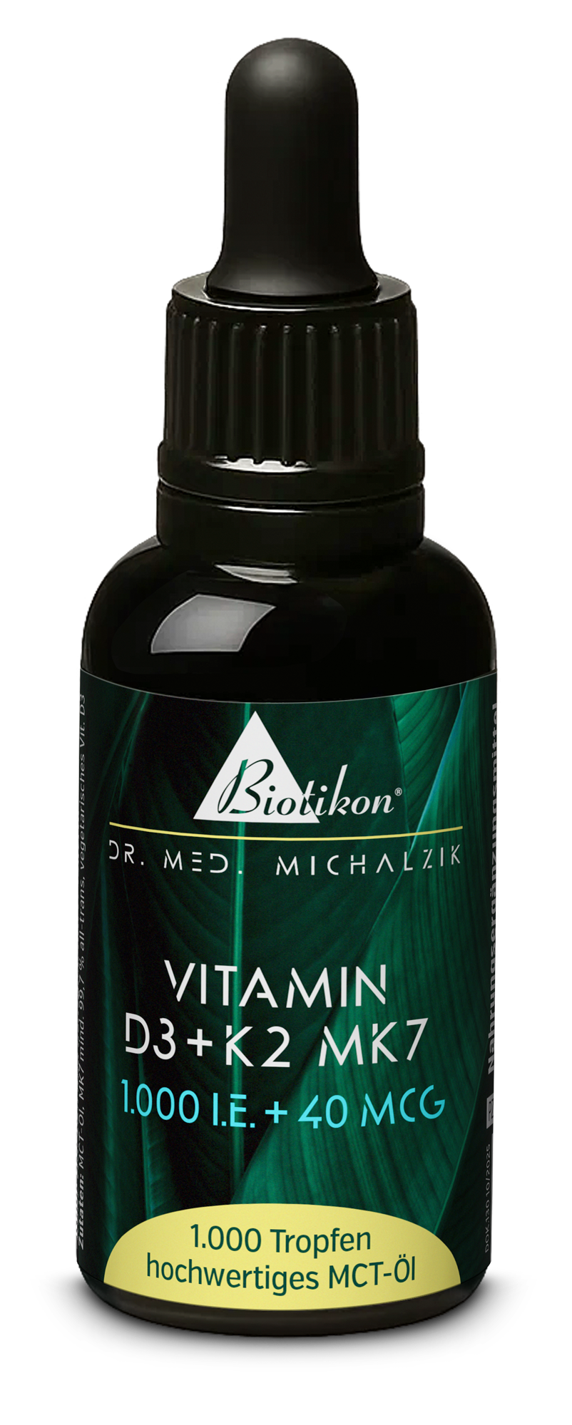 Vitamina D3 K2 - 1000 UI 40 mcg flacone tradizionale Vitamina D3 K2 - 1000 UI 40 mcg flacone tradizionale