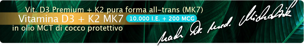 Vitamina D3 + K2 MK7 1.000 UI + 40 µg gocce (10 ml)