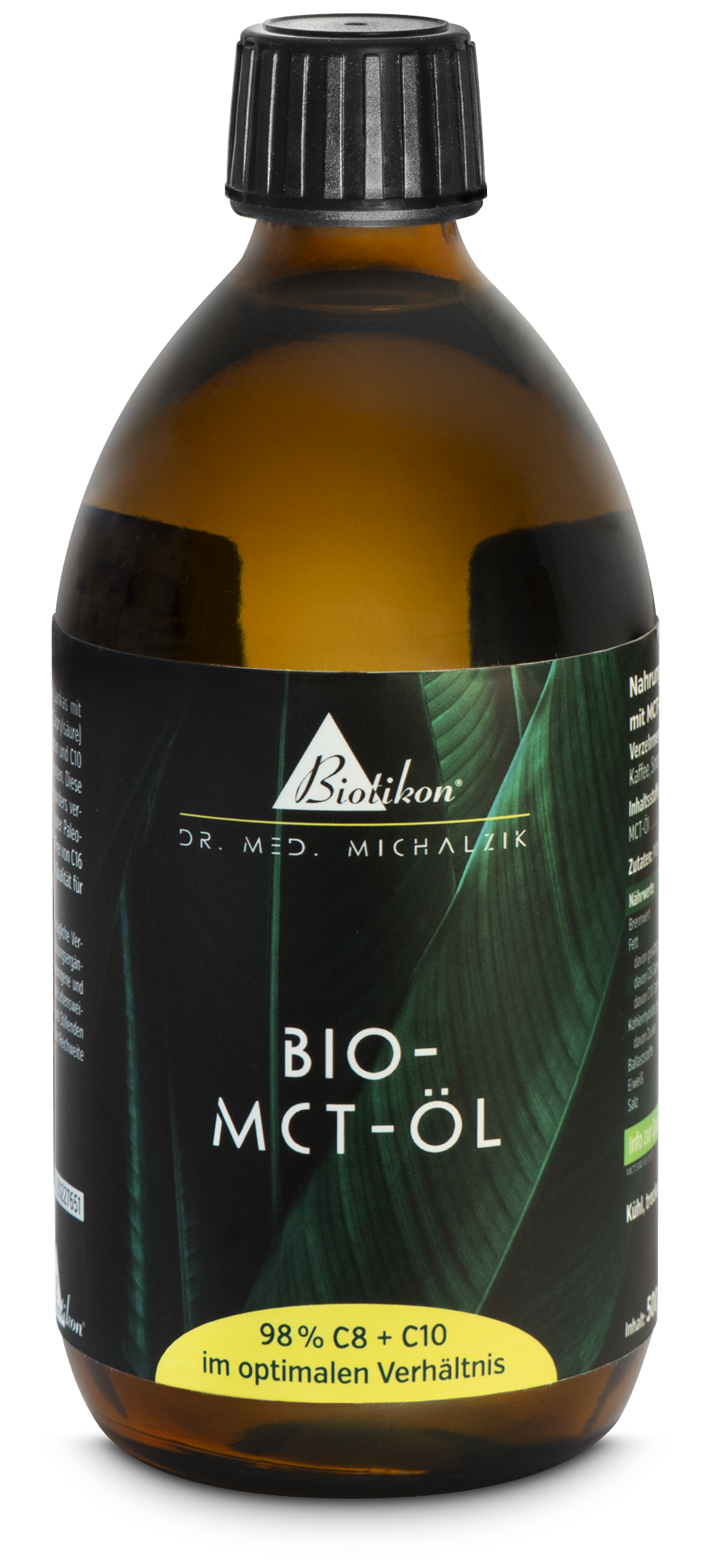 Olio MCT Biologico_bottiglia Olio MCT Biologico_bottiglia