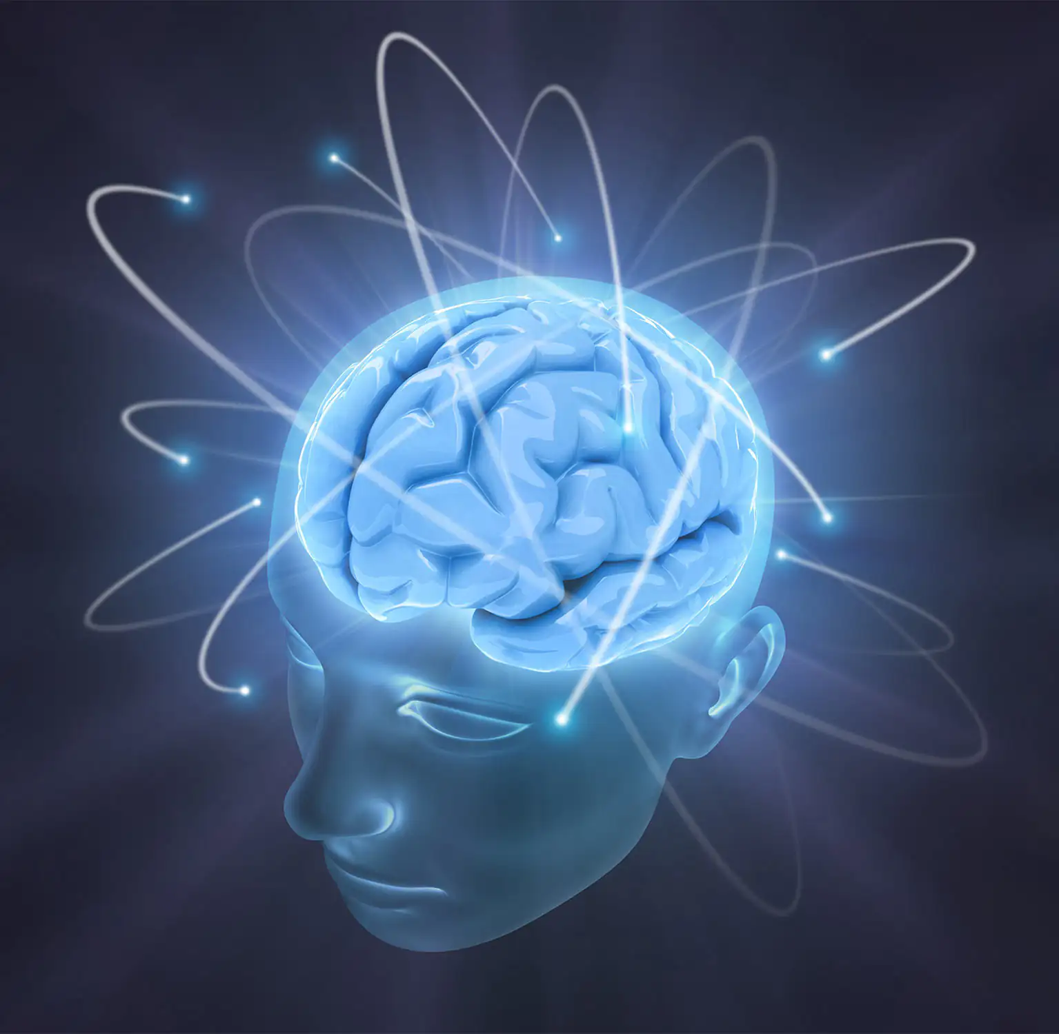 Grafica testa e cervello Grafica testa e cervello