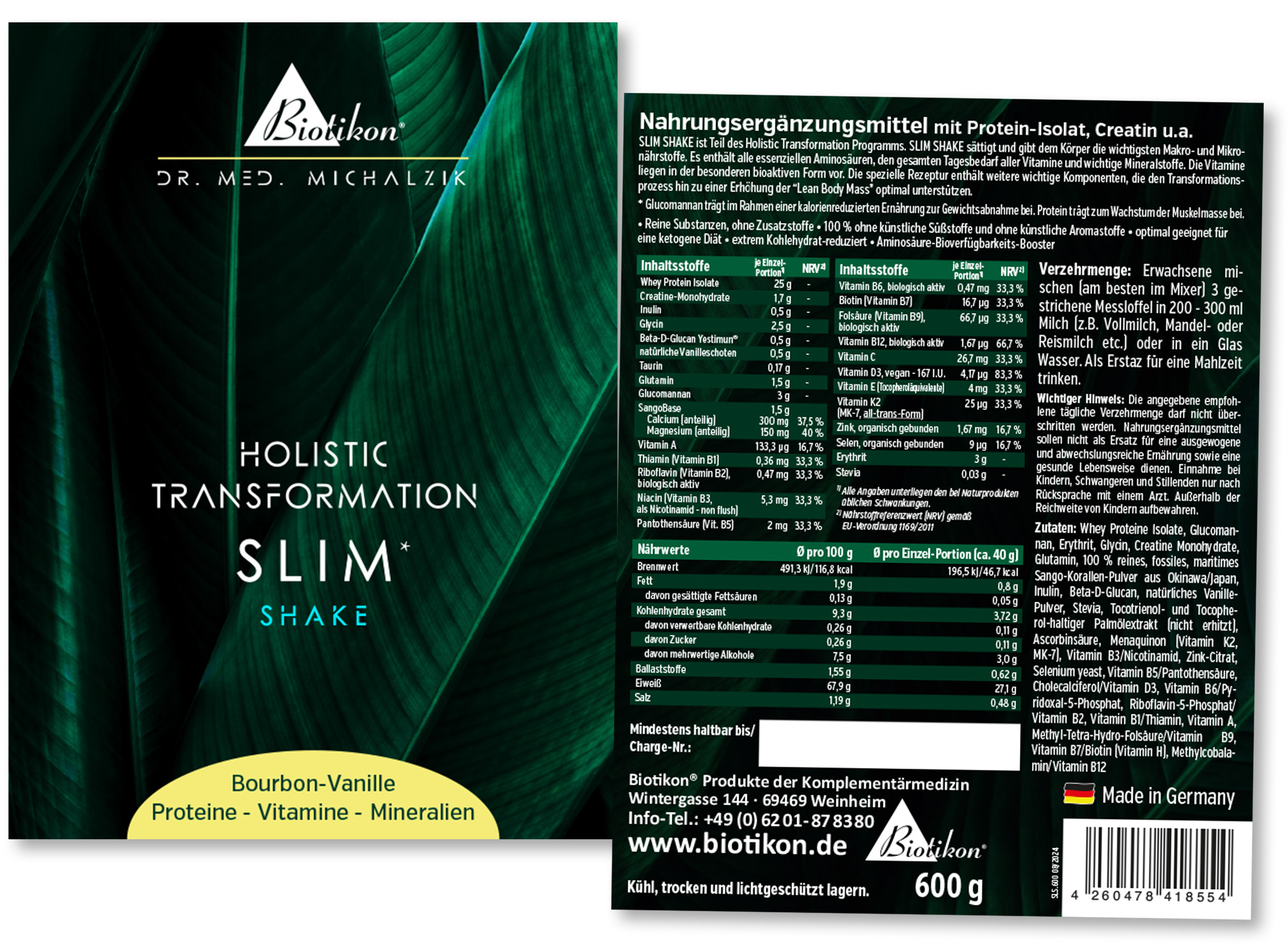 Holistic Transformation Slim Shake