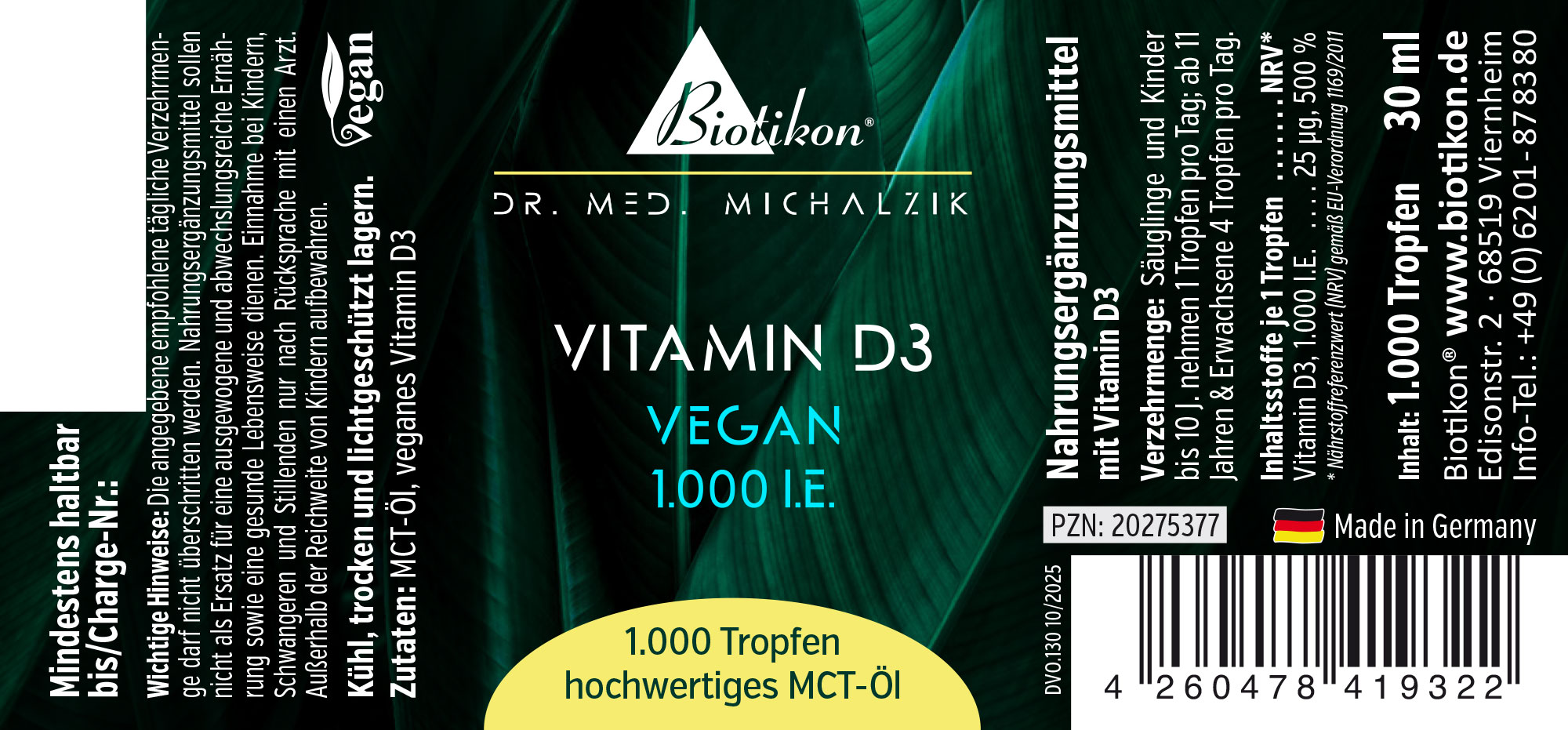 Vitamina D3 1000IE etichetta vegana (2) Vitamina D3 1000IE etichetta vegana (2)