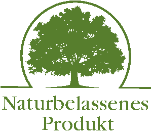 Logo di Prodotto Naturale – Design Albero Verde Logo di un prodotto naturale con un albero verde e testo.