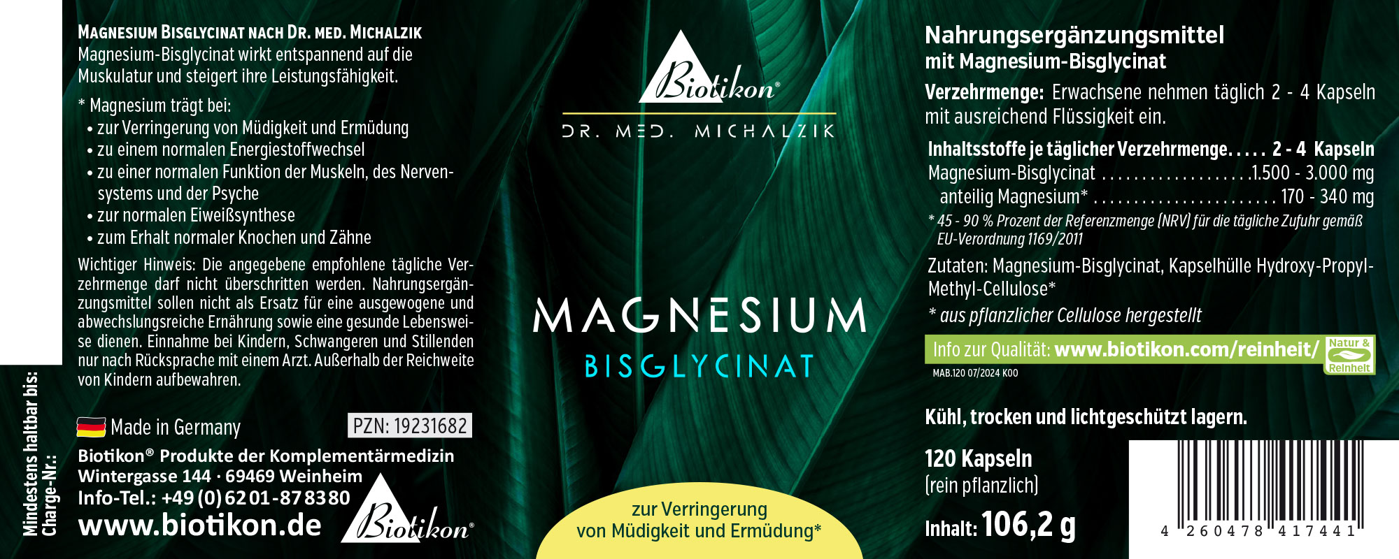 Bisglicinato di magnesio