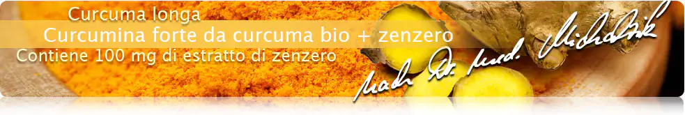 Curcumina da curcuma bio + zenzero