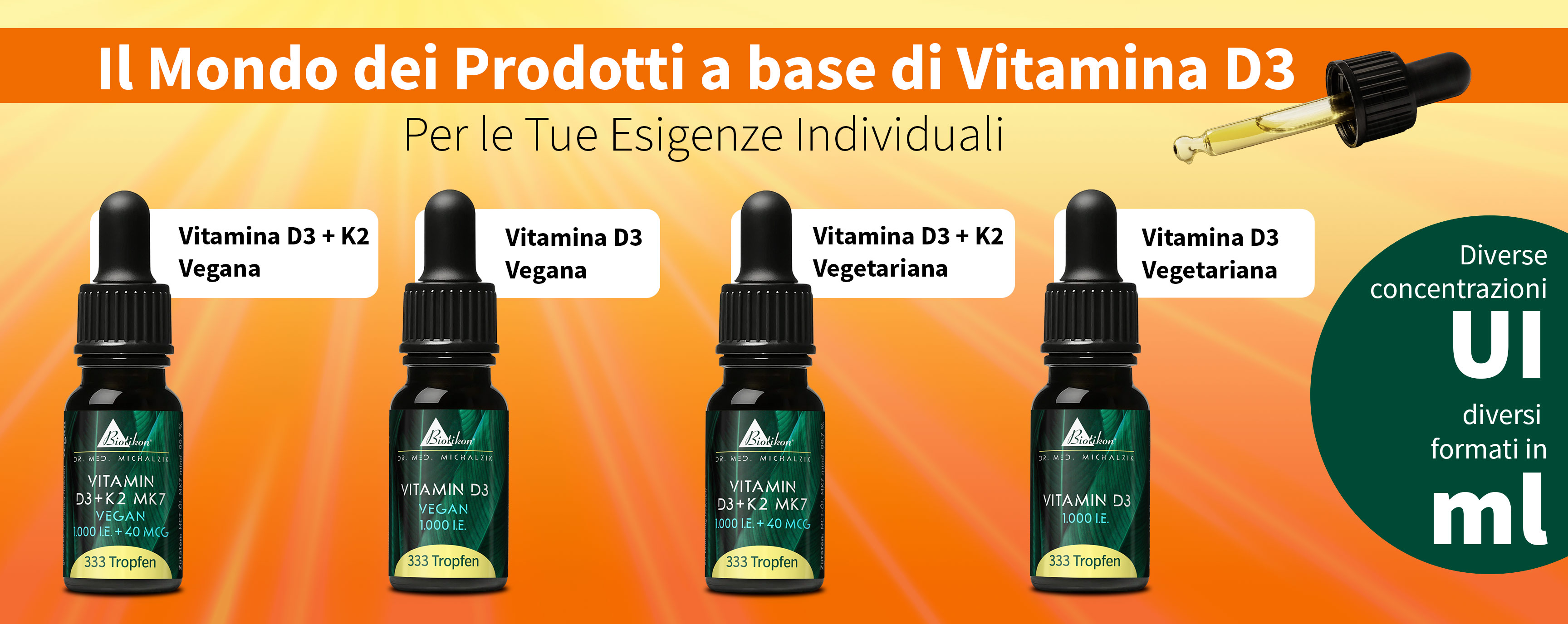 Categoria Gocce di Vitamina D3 + K2 Immagine in italiano Categoria Gocce di Vitamina D3 + K2 Immagine in italiano